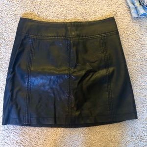 Leather skirt